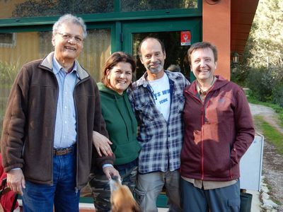 Tilak, Rita and Nuno, our new friends